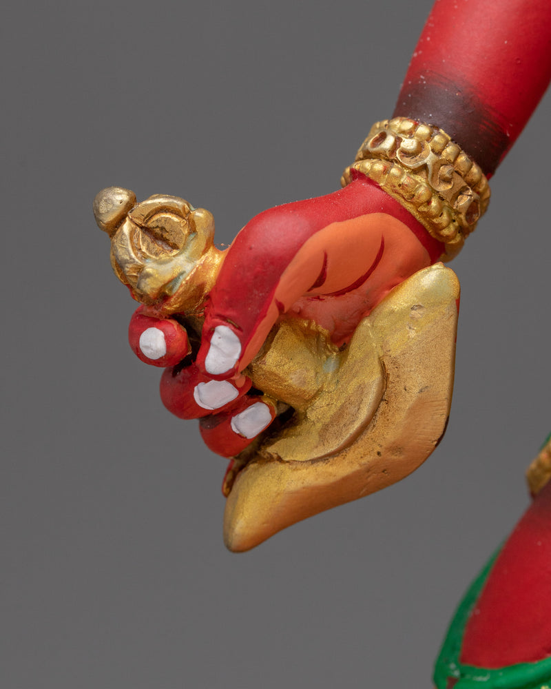 Red Painted Naro Dakini Statue | Himalayan Artwork