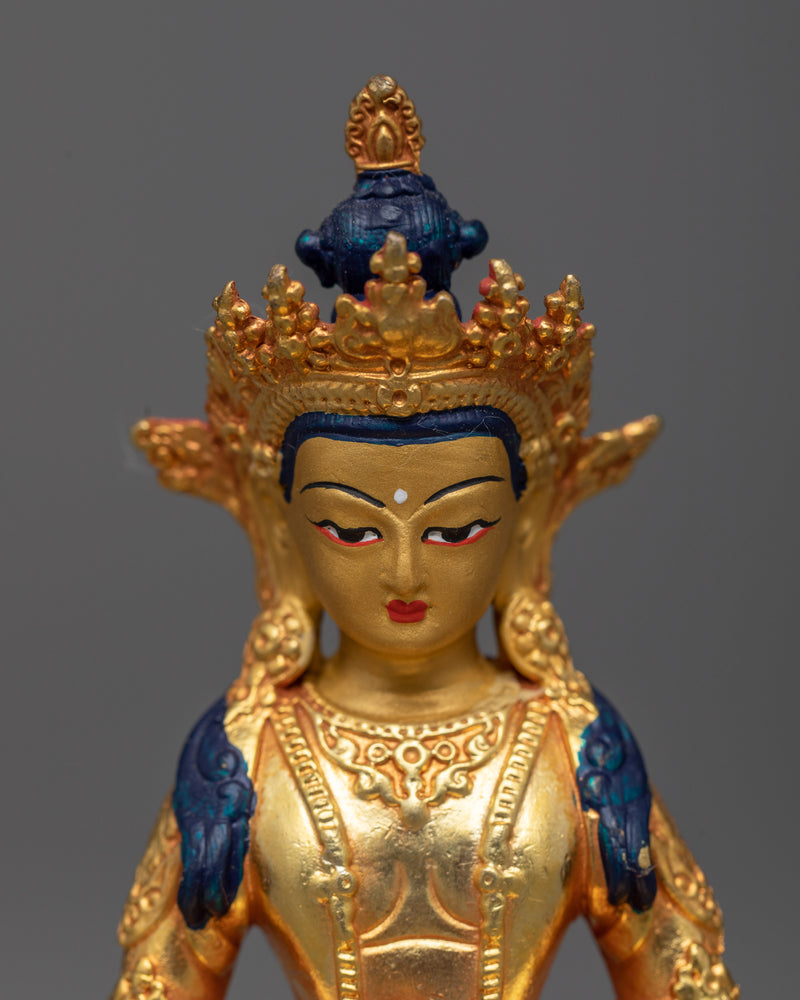 miniature-amitayus statuette