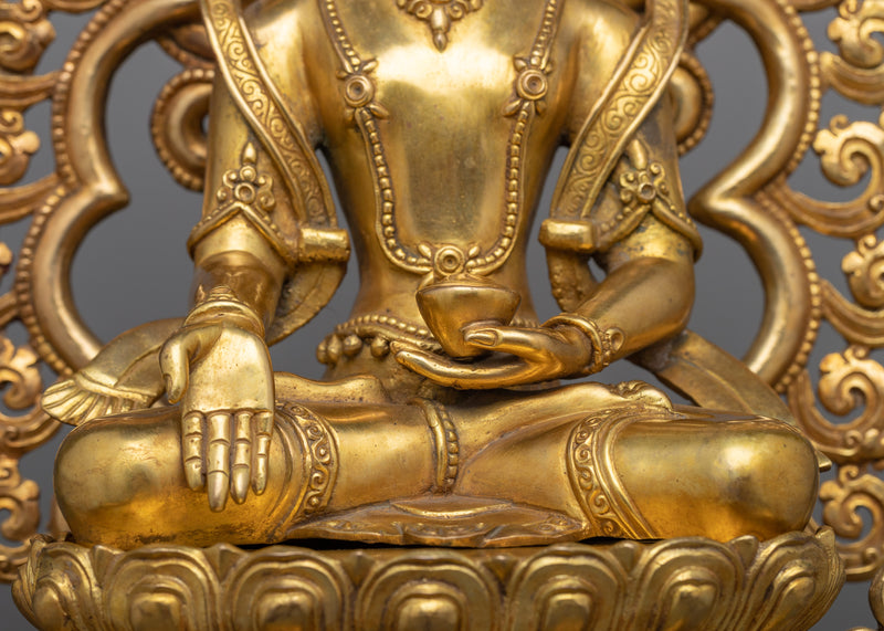 Five Dhyani Buddhas Set | Premium 24K Gold Gilded Assembly of Transcendental Wisdom