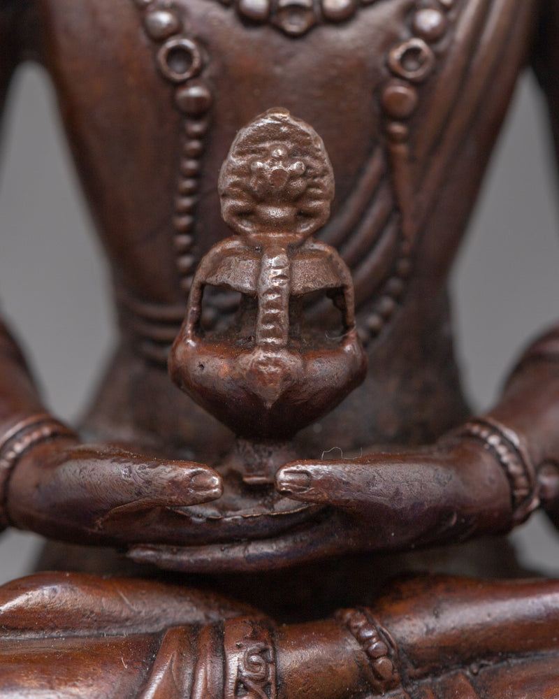 Machine-Made Bodhisattva Set | A Collection of Oxidized Copper Icons of Enlightenment