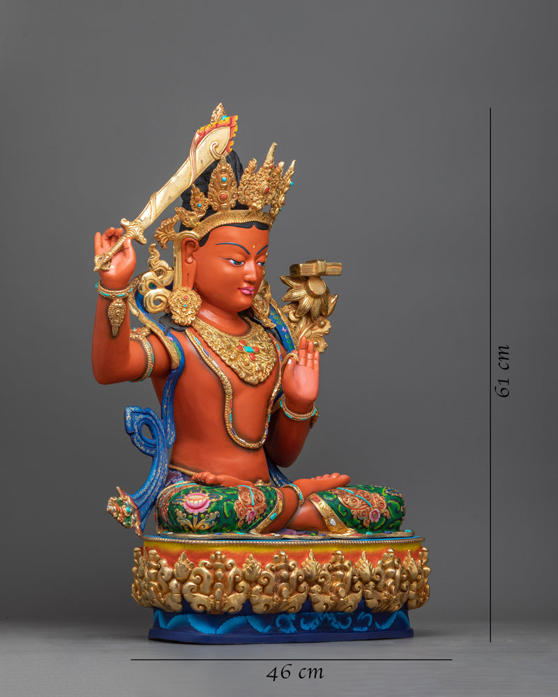 Colorful manjushri Sculpture