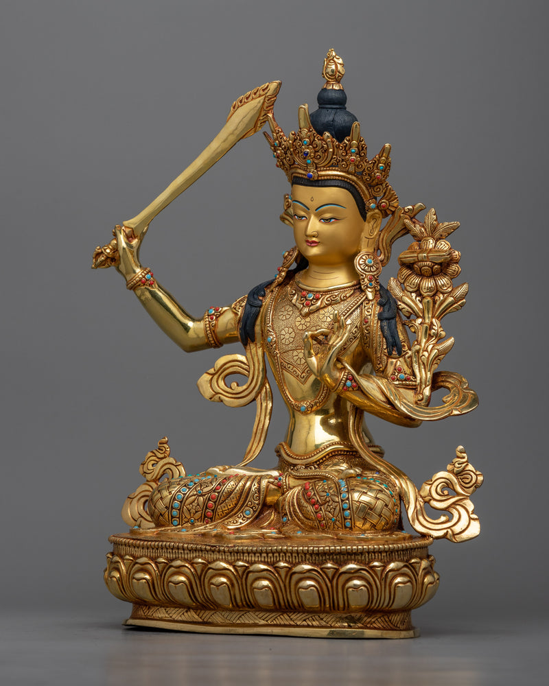 Beautiful manjushri Sculpture