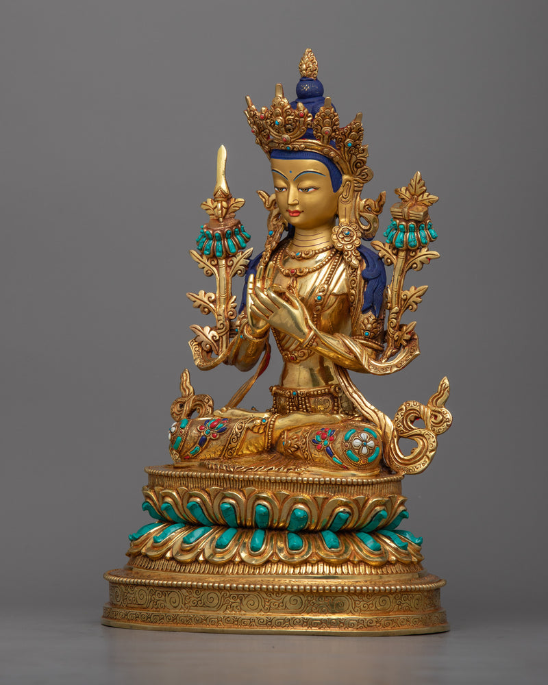 wisdom-deity-manjushri-sculpture