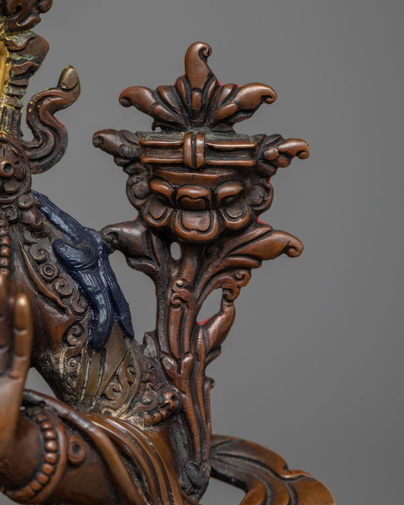 23cm Manjushri Statue | Representation of Wisdom and Insight