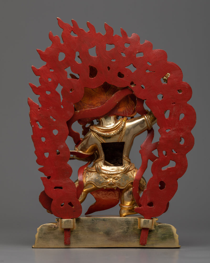 Bodhisattva Vajrapani Statue | 24K Gold Gilded Emblem of Spiritual Power