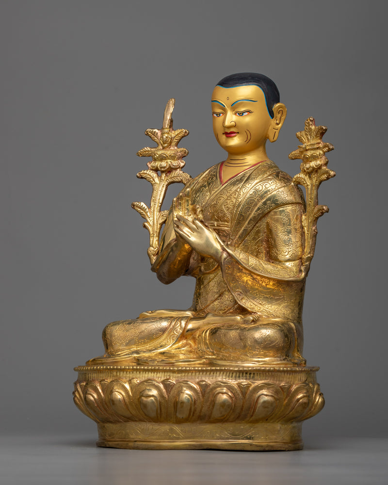 Tsongkhapa with Disciples Statue | Tribute to the Gelugpa Lineage