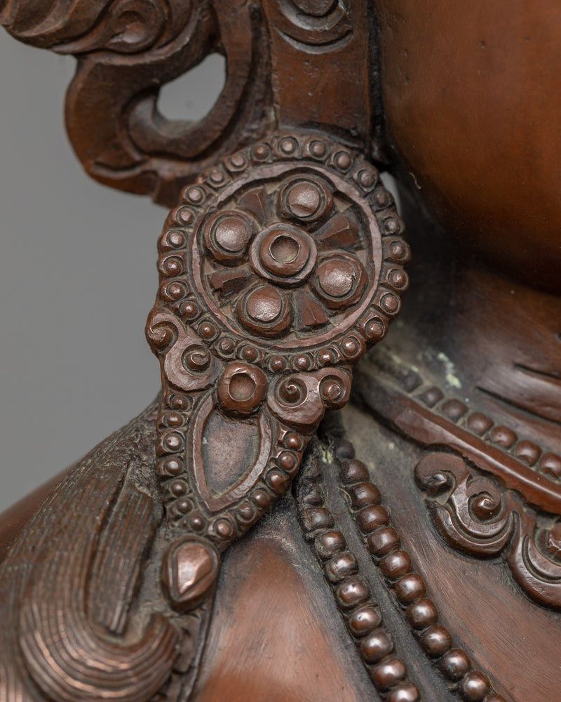 Bodhisattva Manjushri Sculpture | Statue of Wisdom's Sword Bearer