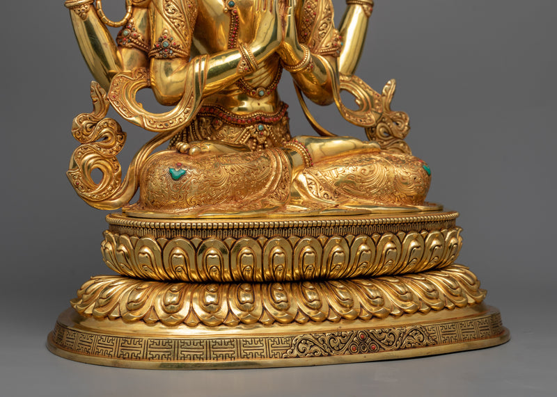 Bodhisattva Chenresi Statue | Embodiment of Universal Compassion