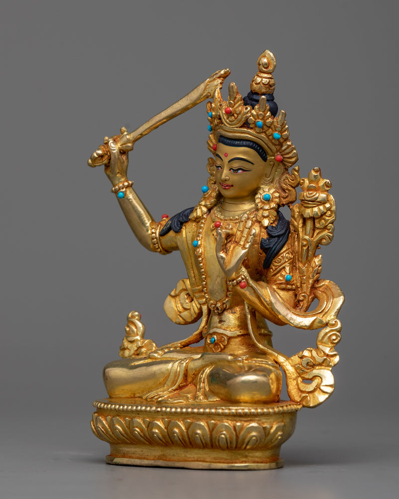 manjushri-wisdom-bodhisattva-sculpture