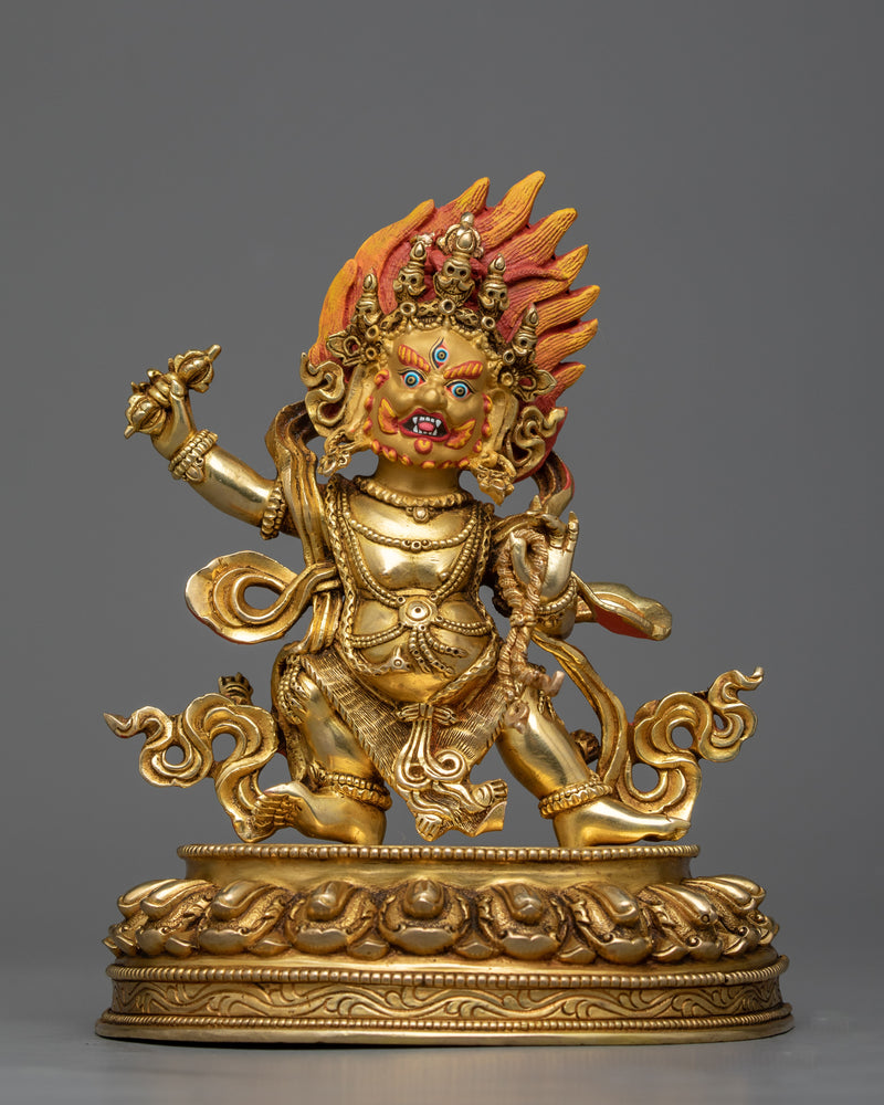 vajrapani bodhisattva copper sculpture