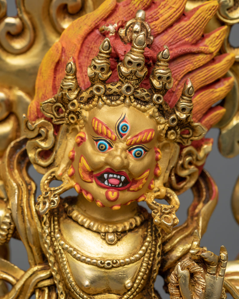 vajrapani bodhisattva copper sculpture