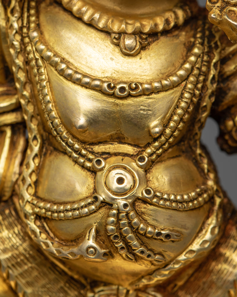 Vajrapani Bodhisattva Copper Sculpture | Himalayan Buddhist Artwork