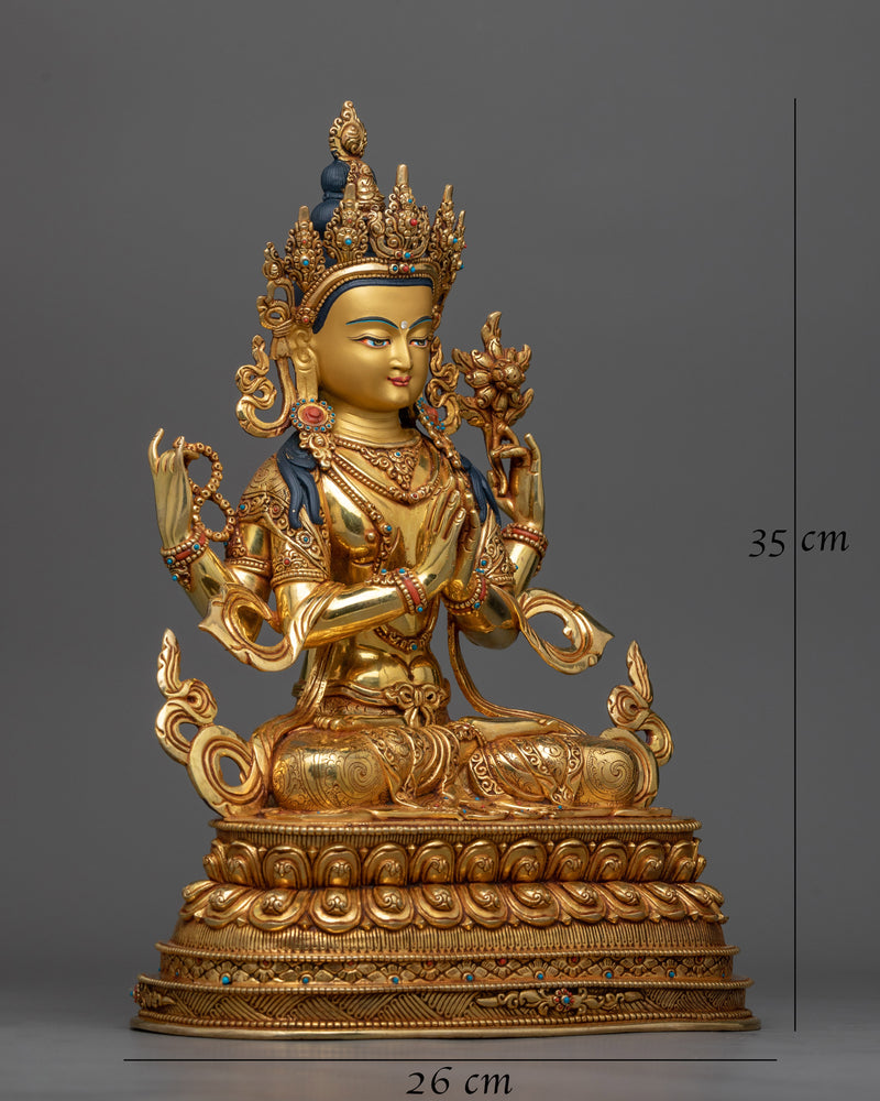 chenrezig-bodhisattva sculpture