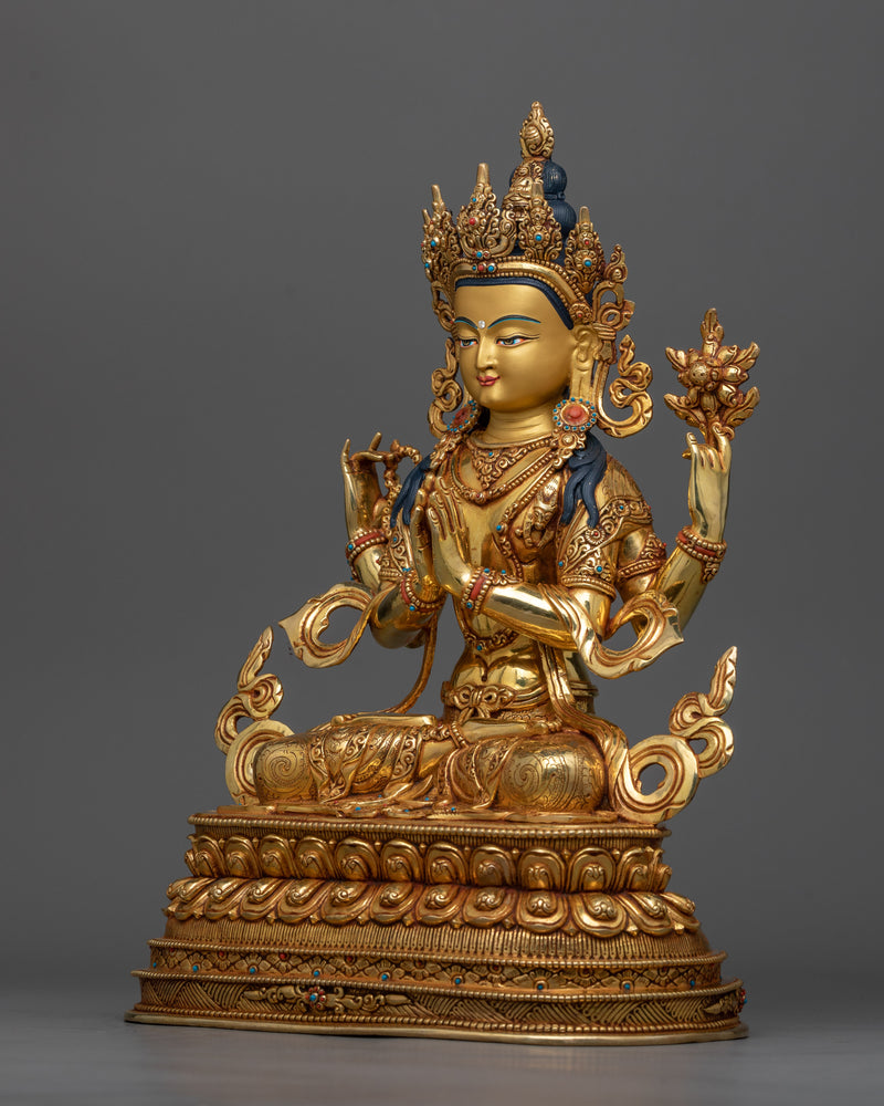 chenrezig-bodhisattva sculpture