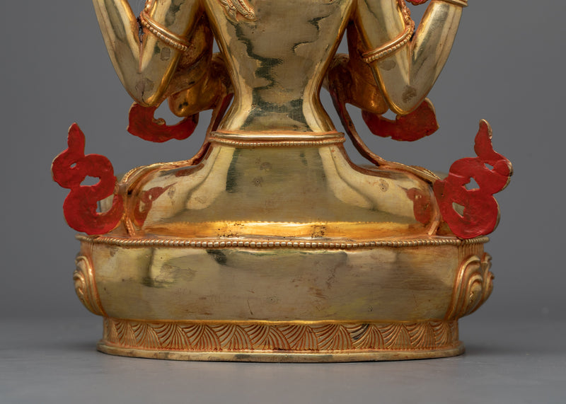 Chenrezig Sculpture for Buddhist Shrine | Sanctuary of Compassion