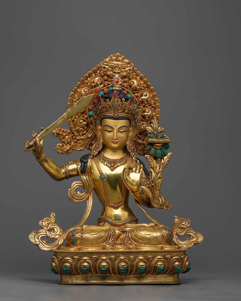 The Quintessential 5-Bodhisattva Set in Triple-Layered Gold | Sacred Assembly