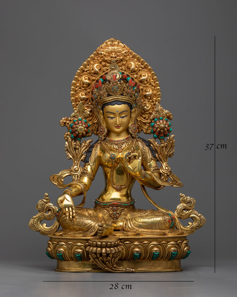 The Quintessential 5-Bodhisattva Set in Triple-Layered Gold | Sacred Assembly