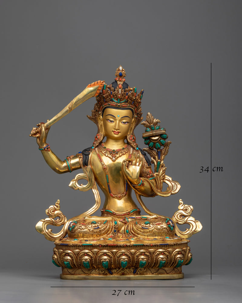 Five Bodhisattva Set: Chenrezig, Vajrasattva, Manjushri, Green Tara, Amitayus | Himalayan Artwork