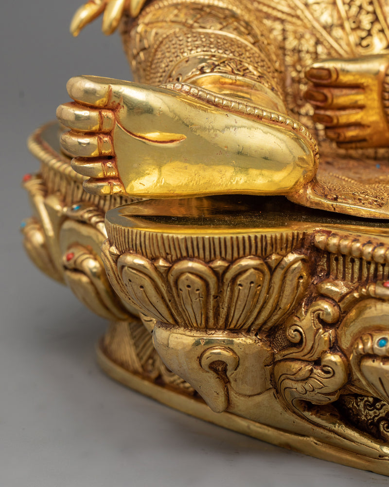 Six Bodhisattva Set in 24K Gold | Sanctuary of Enlightenment