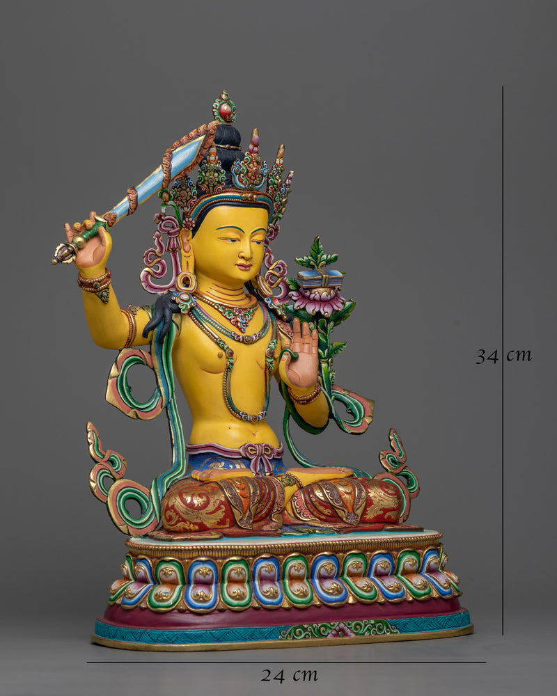 colorful-manjushri-sculpture