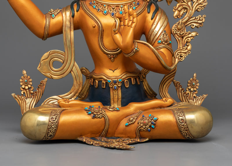 Serene Manjushri Statue | Embodiment of Divine Wisdom