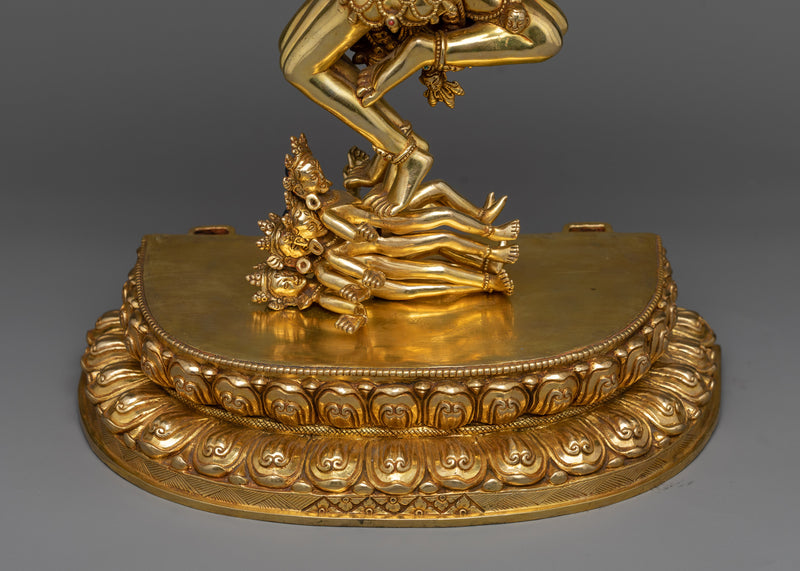 Hevajra with Consort Statue | Union of Supreme Wisdom and Compassion