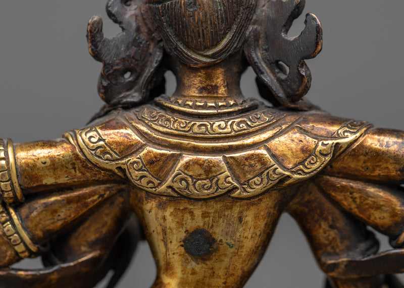 6-Arms Maha Manjushri Statue | Multifaceted Wisdom Embodied