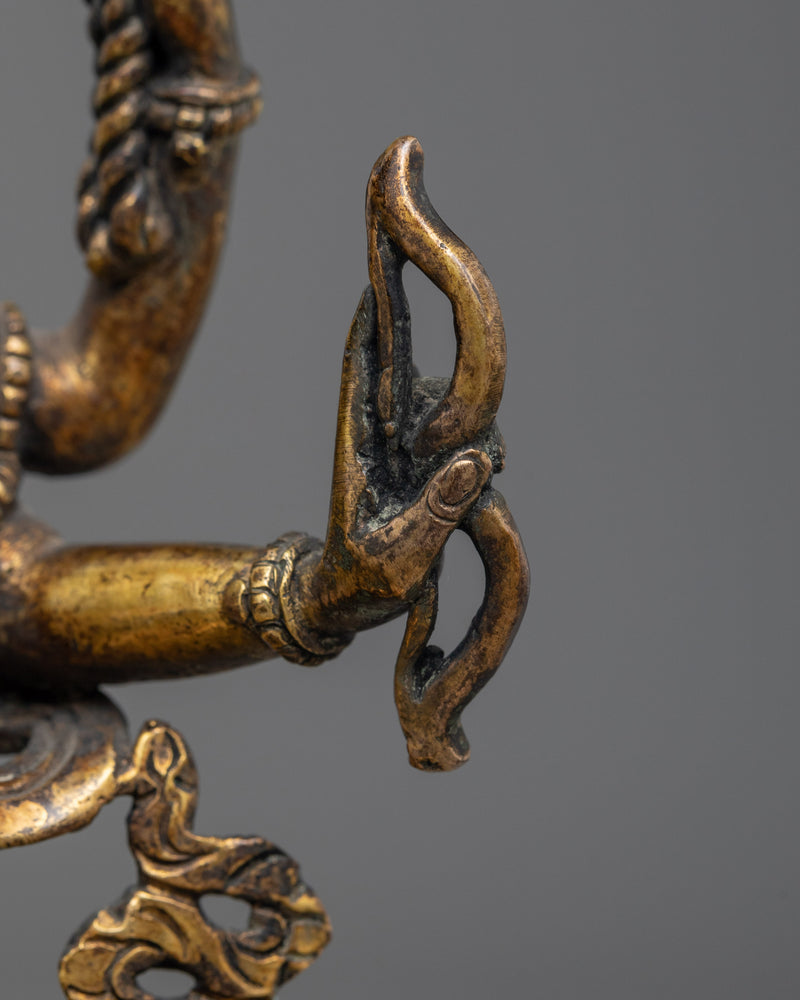 6-Arms Maha Manjushri Statue | Multifaceted Wisdom Embodied