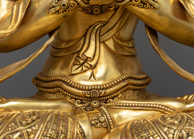 Four Arms Boddhisatva Chenrezig Statue | A Radiant Beacon of Compassion and Wisdom