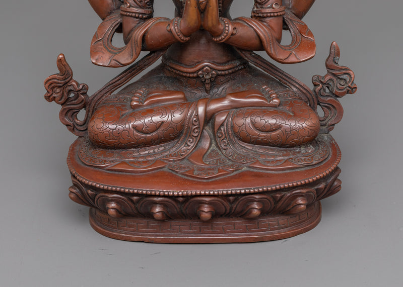 Buddhist Chenrezig Statue | Divine Compassion Embodied