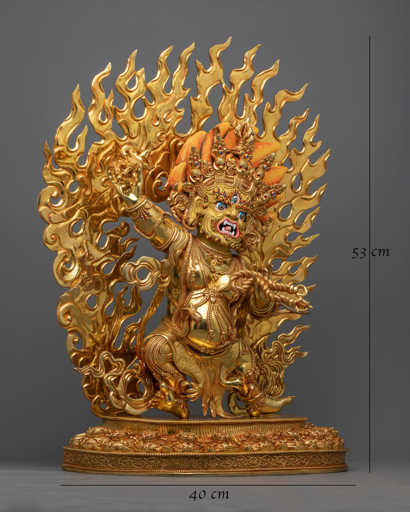 Divine Chana Dorji Buddha Statue | Vajrapani Unleash Divine Majesty