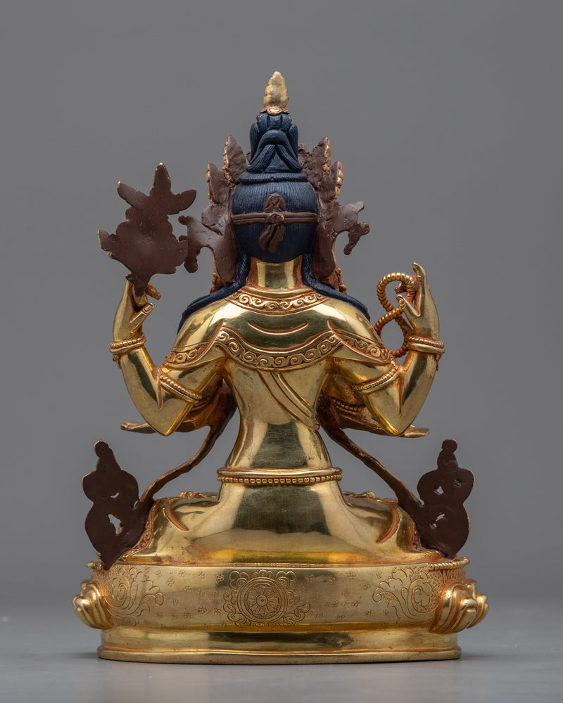 Compassion Deity Chenresig Statue | Radiating Divine Love and Mercy