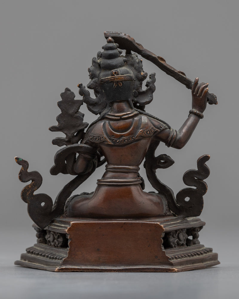 The Wisdom Bodhisattva Statue | Manjushri Radiating Divine Wisdom and Spiritual Insight