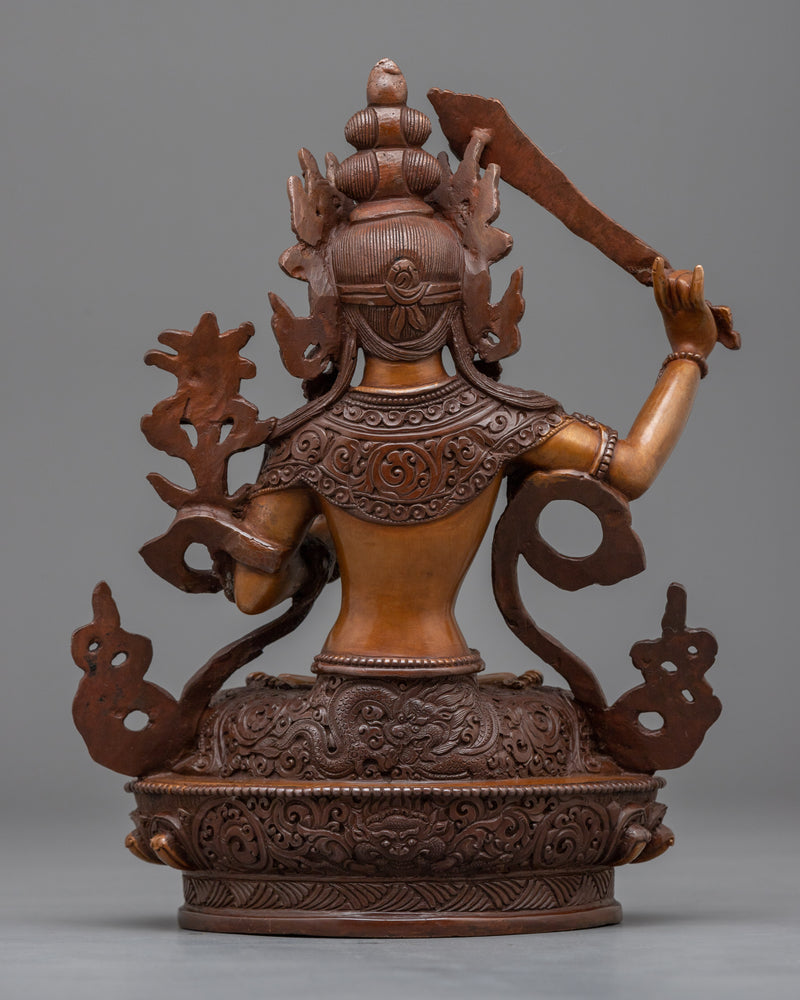 Wisdom Bodhisattva Deity Manjushri Statue | Embodiment of Divine Insight