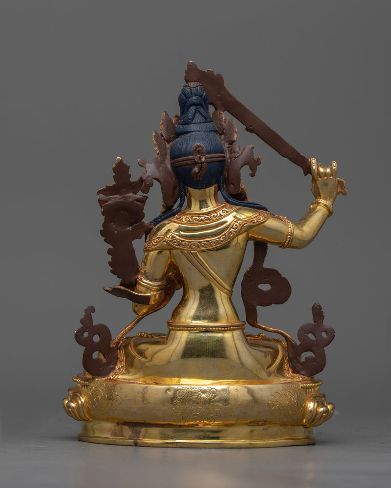 Deity of Wisdom and Insight Manjushri Statue | Embrace Divine Knowledge and Spiritual Awakening