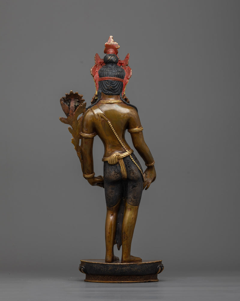 Standing Compassion Deity Chenrezig Statue | Symbol of Divine Love