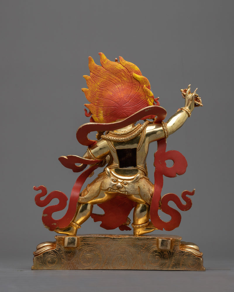 Wrathful Vajrapani Figure | Embrace Strength and Protection