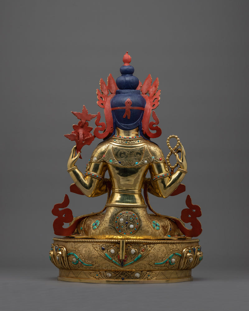 Chenrezig Serene Figure | Elevate Your Collection with Divine Compassion