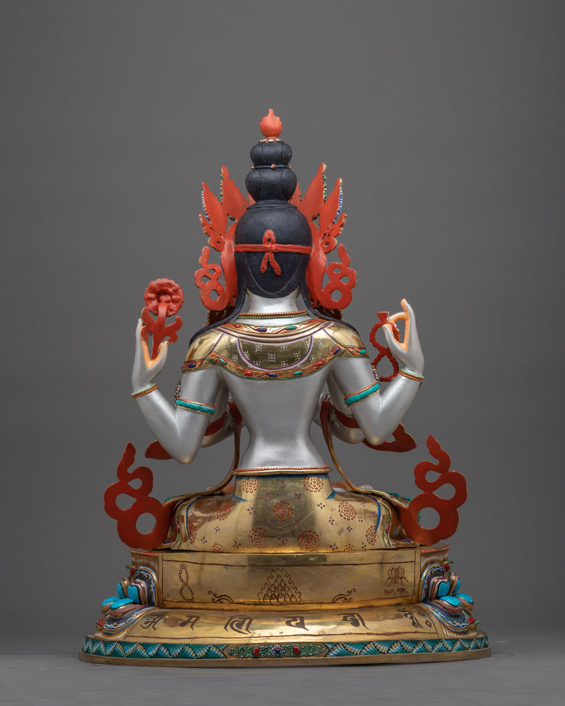 Serene Chenrezig Figure | Embrace Divine Compassion and Wisdom