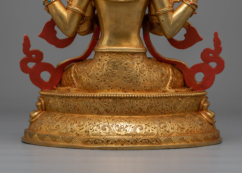 Chenrezig Kindness Deity Statue | Embrace Compassion and Loving-Kindness