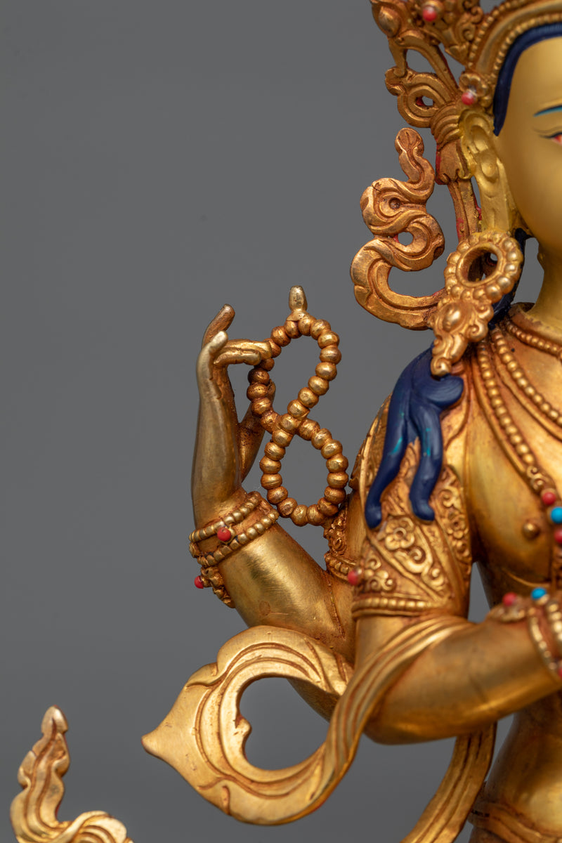 Chenrezig Kindness Deity Statue | Embrace Compassion and Loving-Kindness