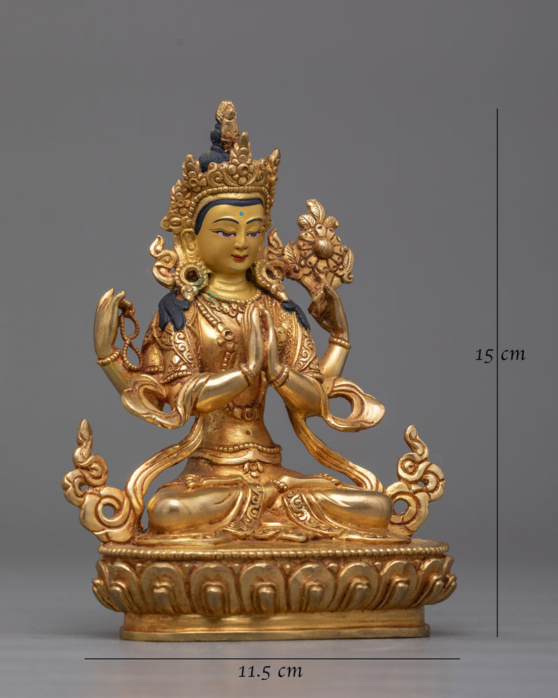 Chenrezig Relieving Deity Statue | Embrace Compassion and Relief