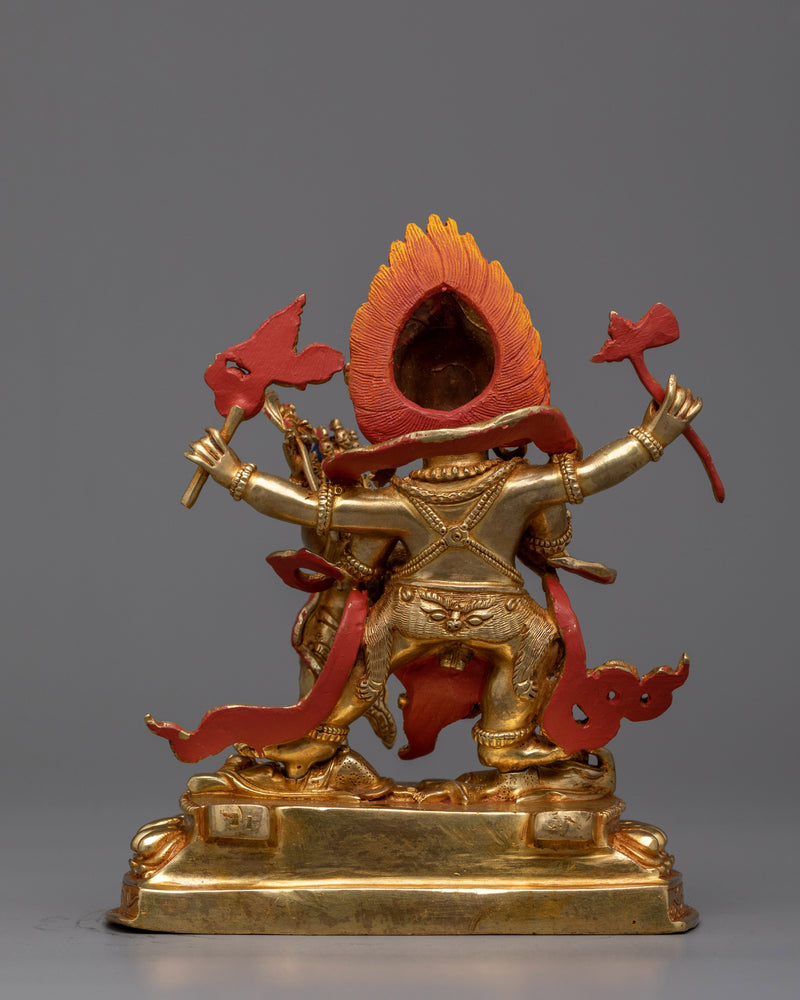 Four-Armed Black Dzambhala Statue | Beginner’s Prosperity Guardian