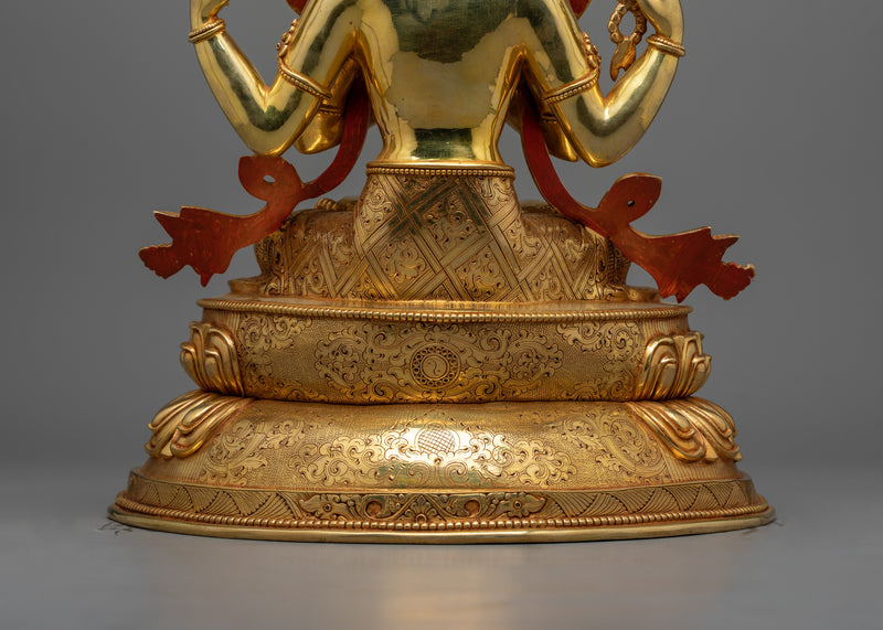 Chenrezig Compassionate Bodhisattva Statue | Avalokitesvara, "One who looks with unwavering eye"