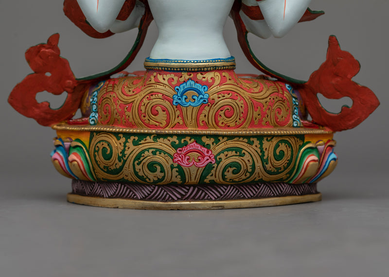 Four Arm Chenrezig Statue | Compassionate Boddhisattva Avalokitesvara