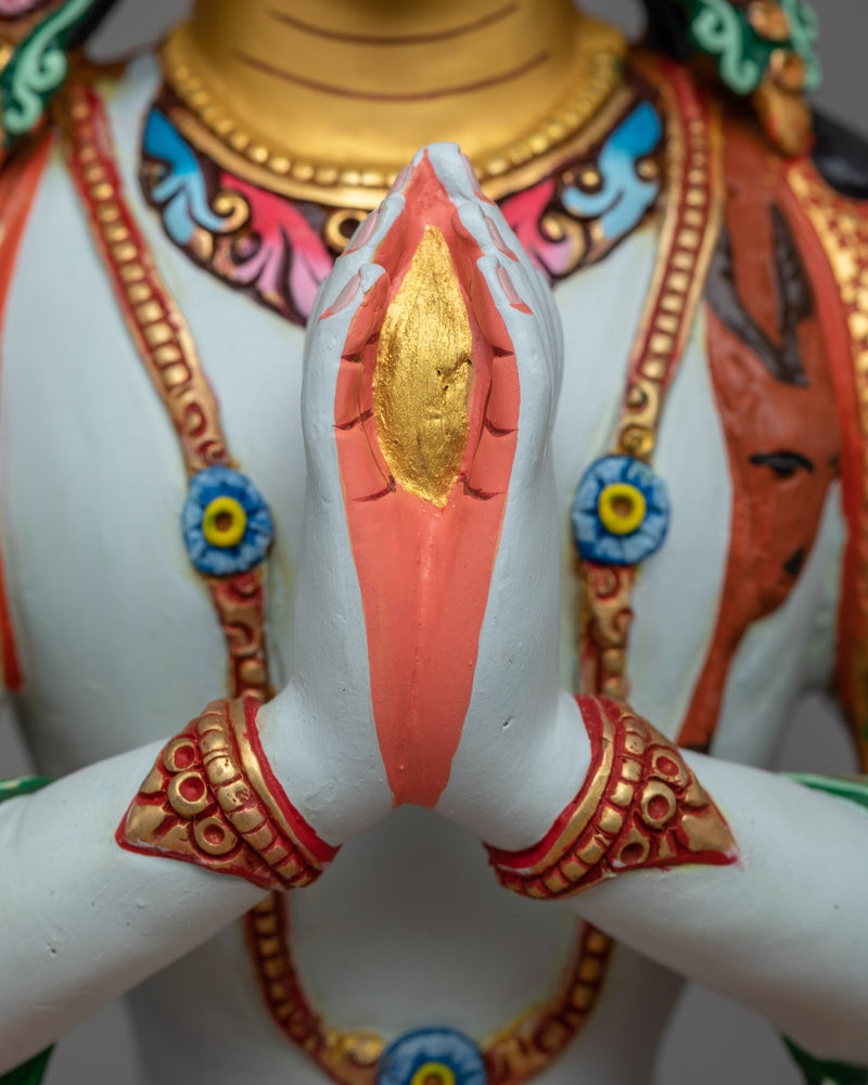 Four Arm Chenrezig Statue | Compassionate Boddhisattva Avalokitesvara