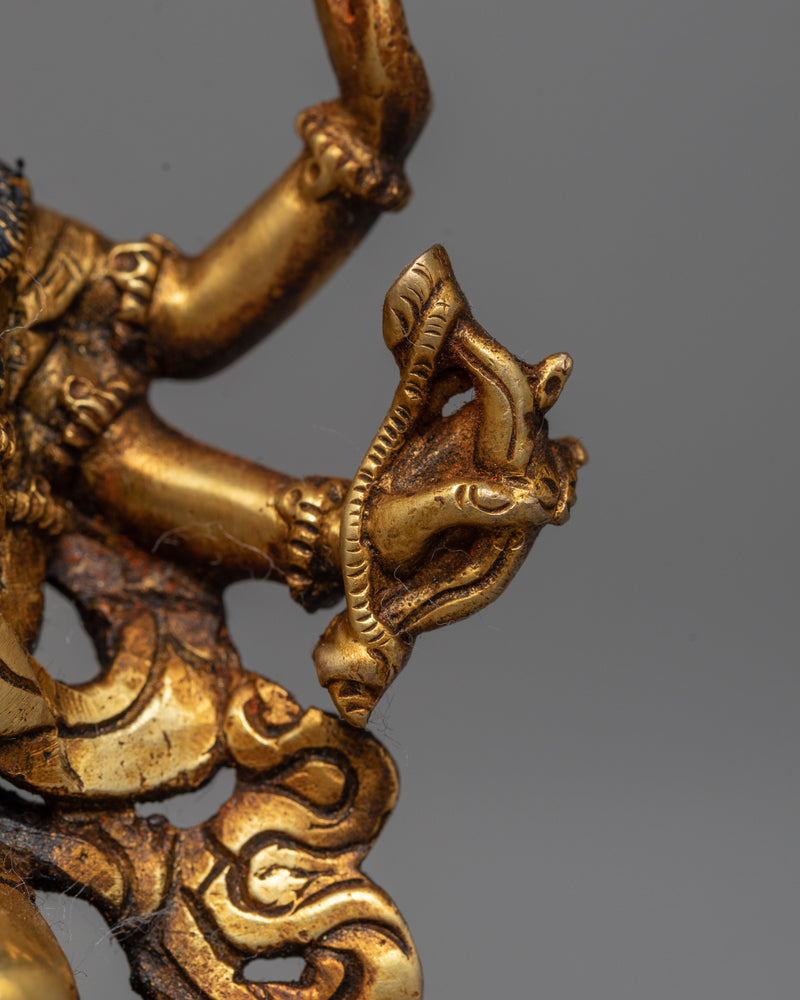 Machine-Made Namgyalma Statue | Antique Finished Gold-Copper Sculpture