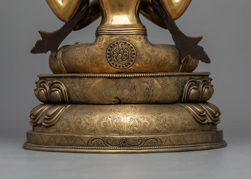 Masterpiece Antique Chenrezig Statue | Ultimate Embodiment of Compassion