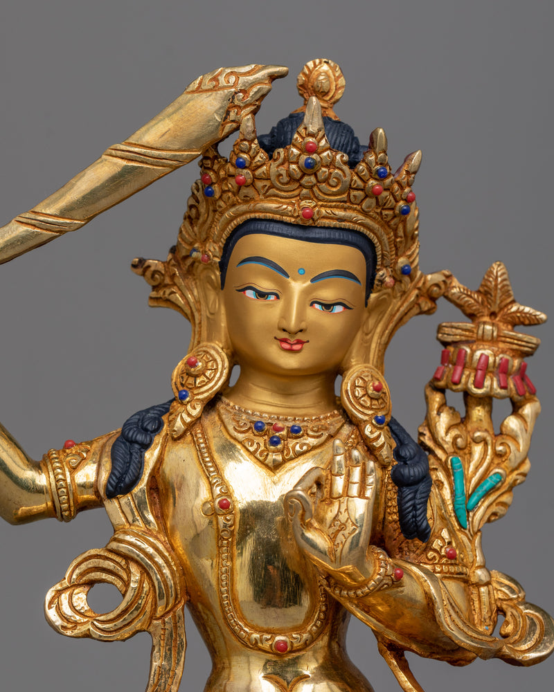 gold-gilded-manjushri