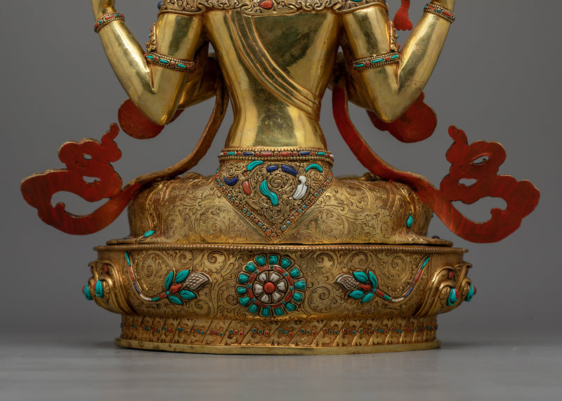 Serene Chenrezig Premium Statue | Exquisite Symbol of Divine Compassion